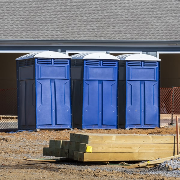 how can i report damages or issues with the portable restrooms during my rental period in Alton New Hampshire